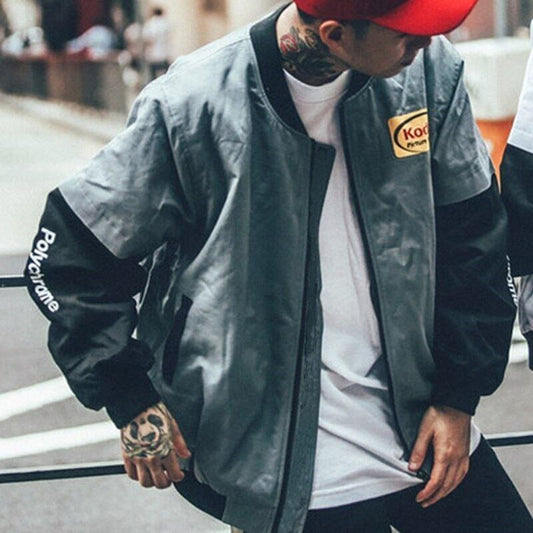 Streetwear Print Hip Hop Style Jacket